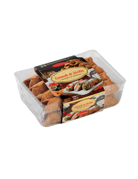 Cannoli Mignon confezione da 24 pz Pennisi 250 gr