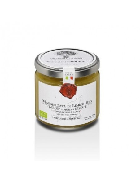 Marmellata di limoni biologica Segreti di Sicilia Frantoi Cutrera 225 gr