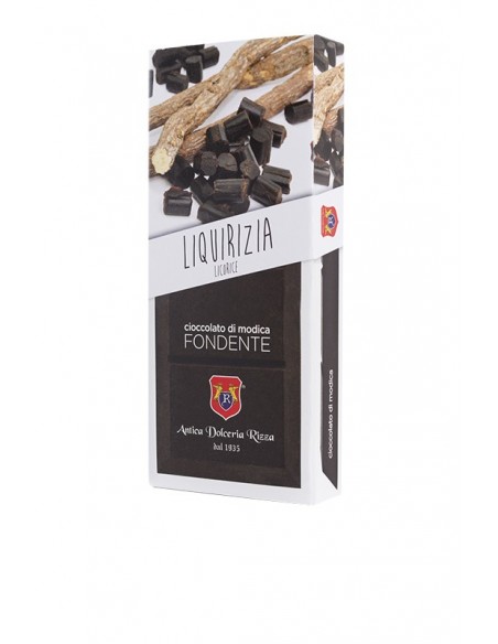 Cioccolato di Modica alla liquirizia Antica Dolceria Rizza 100 gr