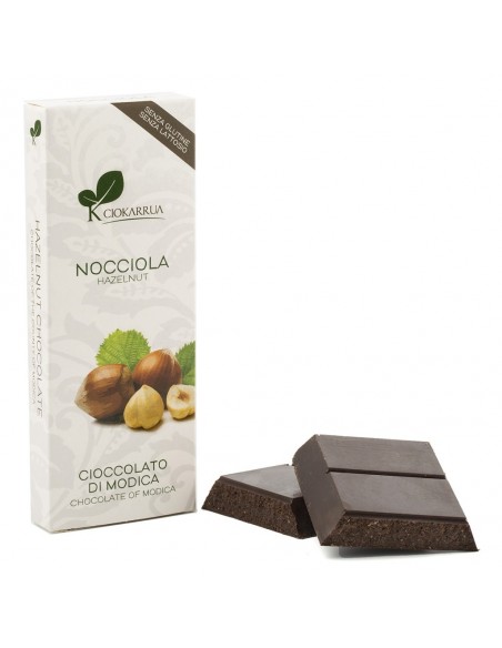 Cioccolato di Modica IGP Nocciole di Sicilia Ciokarrua 100 gr