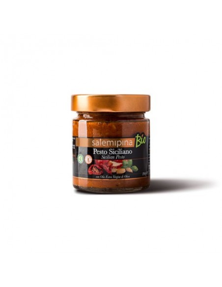 Pesto Siciliano con Olio Extravergine d'Oliva SalemiPina 90 gr