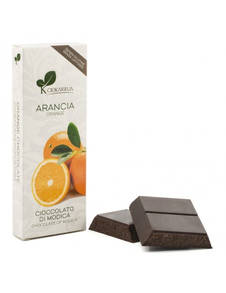 Cioccolato di Modica IGP Arancia Ciokarrua 100 gr