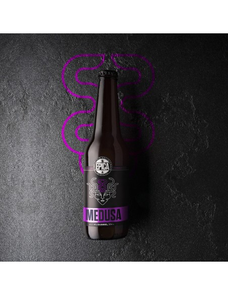 Birra Medusa dubbel 8% Epica 33 cl