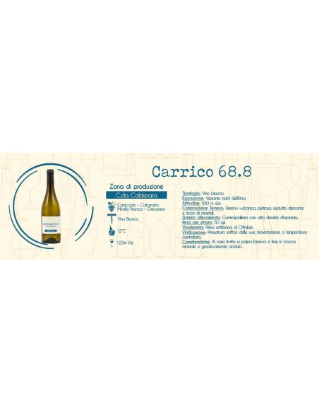 Carrico 68.8 Bianco Terre Siciliane IGP Filippo Grasso 75 cl