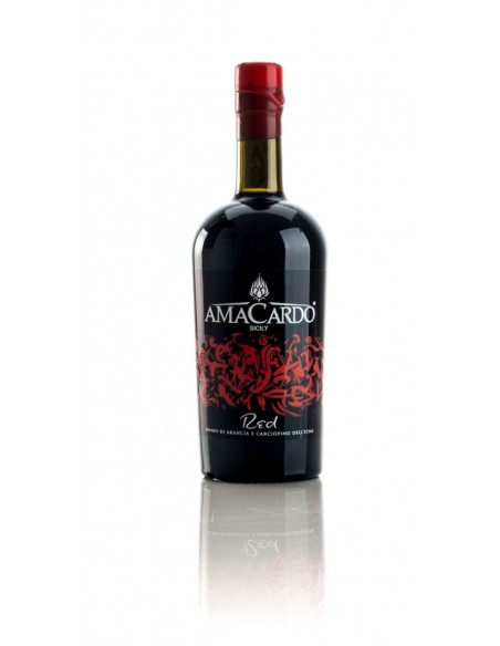 Amacardo Red amaro di arancia rossa e carciofino selvatico Distilleria Belfiore 50 cl