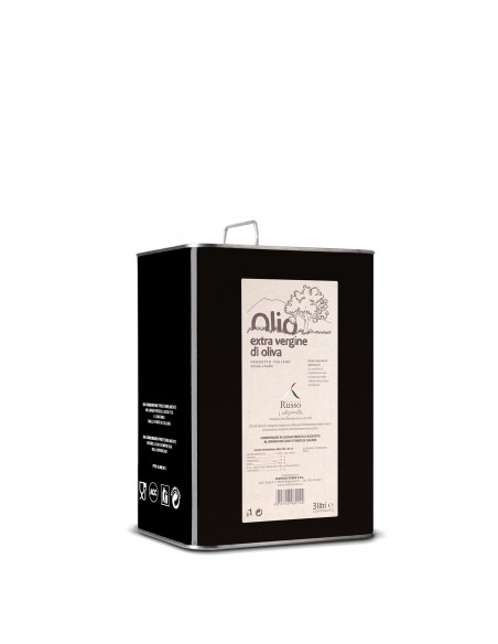 Linea Frantoio Olio Extravergine d'oliva Oleificio Russo latta 3 lt