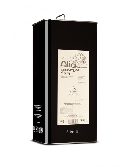 Dispensa di famiglia Olio Extravergine d'oliva Oleificio Russo Bag in Box 5 lt