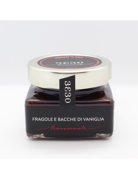 Confettura di Fragole e bacche di vaniglia Neromonte 160 gr