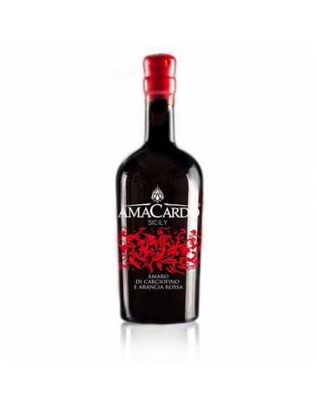 Amacardo Red amaro di arancia rossa e carciofino selvatico Distilleria Belfiore 5 cl