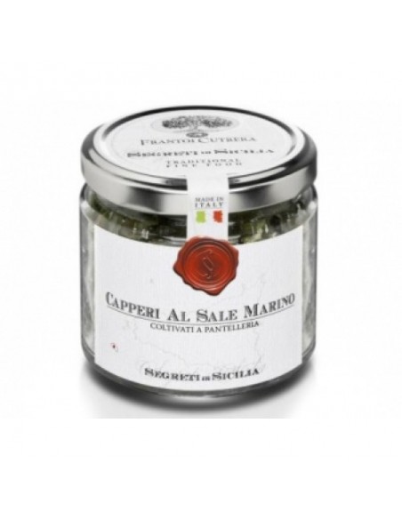 Capperi al sale marino Segreti di Sicilia Frantoi Cutrera 150 gr