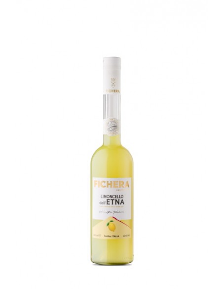 Limoncello dell'Etna con limoni dell'Etna IGP Fichera 10 cl