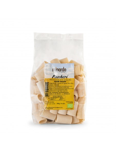 Paccheri pasta di semola Russello Biologica Minardo 500 gr