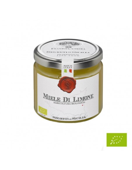 Miele di limone biologico Segreti di Sicilia Frantoi Cutrera 250 gr