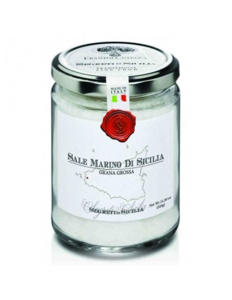 Sale marino di Sicilia grana grossa Segreti di Sicilia Frantoi Cutrera 320 gr