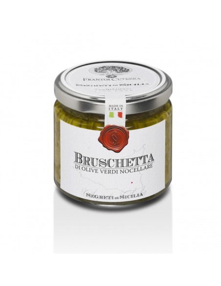 Bruschetta di olive verdi Nocellara Segreti di Sicilia Frantoi Cutrera 190 gr