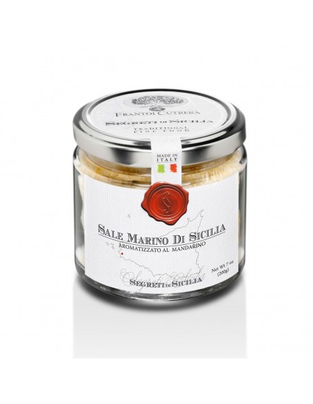 Sale marino aromatizzato al mandarino Segreti di Sicilia Frantoi Cutrera 200 gr